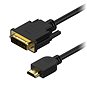 AlzaPower DVI-D na HDMI Single Link propojovací 1m - Video kabel