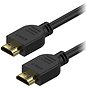 AlzaPower Core HDMI 1.4 High Speed 4K 1m černý - Video kabel