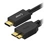 Datový kabel AlzaPower USB-C (M) na Micro USB-B 3.0 (M) 0.5m černý - Datový kabel