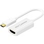 AlzaPower USB-C (M) na HDMI 2.0 4K 60Hz (F) 0.1m bílá - Redukce