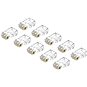 AlzaPower Patch CAT6 UTP RJ45 8p8c nestíněný skládaný na lícnu (lanko) 10-pack - Konektor