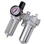 Měřič tlaku GEKO Regulátor tlaku s filtrem a manometrem a přim. oleje, max. prac. tlak 10bar - Měřič tlaku