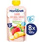 Kapsička pro děti HAMÁNEK Broskev a banán 8× 100 g - Kapsička pro děti