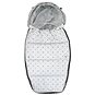 Dooky Footmuff DeLuxe Light Grey Crowns, vel. L - Fusak do kočárku