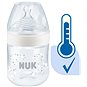 NUK Nature Sense kojenecká láhev s kontrolou teploty 150 ml bílá - Kojenecká láhev