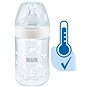 NUK Nature Sense kojenecká láhev s kontrolou teploty 260 ml bílá - Kojenecká láhev