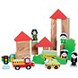 EDUSHAPE měkké hrací kostky město - Kostky pro děti