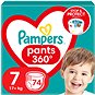 PAMPERS Pants  vel. 7 (74 ks) – Mega Pack - Plenkové kalhotky