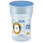 Dětský hrnek NUK hrnek Magic Cup s víčkem 230 ml - modrá, mix motivů - Dětský hrnek
