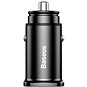 Nabíječka do auta Baseus Square metal A+A 30W Dual Quick Car Charger černý - Nabíječka do auta