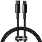Baseus Tungsten Gold Fast Charging Data Cable Type-C to Lightning PD 20W 1m Black - Datový kabel