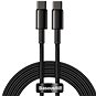 Baseus Tungsten Gold Fast Charging Data Cable Type-C (USB-C) 100W 2m Black - Datový kabel