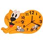 Dětské dřevěné hodiny - Kočka - Nástěnné hodiny