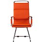 Konferenční židle BHM GERMANY Bedford, syntetická kůže, oranžová - Konferenční židle