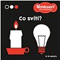 Kontrastní leporelo Co svítí?: Montessori pro miminka, 0-12 měsíců - Kniha