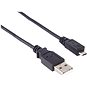 Datový kabel PremiumCord USB 2.0 propojovací A-B micro 2m černý - Datový kabel