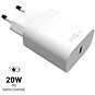 FIXED s USB-C výstupem a podporou PD 20W bílý - Nabíječka do sítě