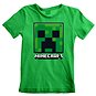 Minecraft - Creeper Face - dětské tričko - 5-6 let - Tričko