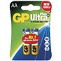Jednorázová baterie GP Ultra Plus Alkaline LR6 (AA) 2ks v blistru - Jednorázová baterie