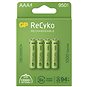 Nabíjecí baterie GP ReCyko 1000 AAA (HR03), 4 ks - Nabíjecí baterie
