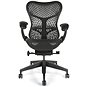 Kancelářská židle HERMAN MILLER Mirra s opěrkou TriFlex, pro tvrdé podlahy - černá - Kancelářská židle