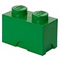 Úložný box LEGO Úložný box 125 x 250 x 180 mm - tmavě- zelený - Úložný box