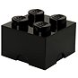 Úložný box LEGO Úložný box 4 250 x 250 x 180 mm - černý - Úložný box