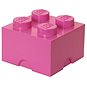 Úložný box LEGO Úložný box 4 250 x 250 x 180 mm - růžový - Úložný box