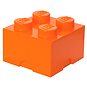 Úložný box LEGO Úložný box 4 250 x 250 x 180 mm - oranžový - Úložný box