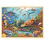Goki Dřevěné puzzle Velký bariérový útes 96 dílků - Puzzle