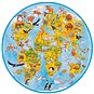 Goki Kulaté puzzle Svět XXL 49 dílků - Puzzle