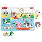 Trefl Dřevěná vkládačka Fisher Price Zvířátka u vody - Vkládačka