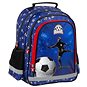 Školní batoh Derform fotbal modrý - Školní batoh