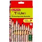 HERLITZ Trilino trojhranné 12 barev - Pastelky