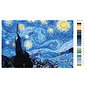 Malování podle čísel - Hvězdná noc (Van Gogh) 40x60 40x60 cm vypnuté plátno na rám - Malování podle čísel