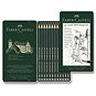 FABER-CASTELL Castell 9000 Design v plechové krabičce, šestihranná - sada 12 ks - Tužka