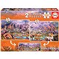 Educa Puzzle Divoká zvířata 2x100 dílků - Puzzle