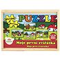 Teddies Puzzle dřevěné Moje první zvířátka 4x12 dílků - Puzzle