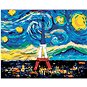 Malování podle čísel - Eiffelova věž podle Vincenta van Gogha - Malování podle čísel
