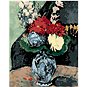 Malování podle čísel - Dahlie v delftské váze (P. Cézanne) - Malování podle čísel