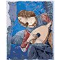 Malování podle čísel - Anděl hrající na loutnu (Melozzo da Forli) - Malování podle čísel