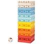 Rappa hra dřevěná s čísly / Jenga 55 ks - Učicí věž