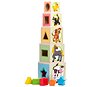 Woody Věž z 5ti kostek Zvířátka - Obrázkové kostky