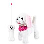 Jamara plyšový pes, bílo-růžový na dálkové ovládání - Robot