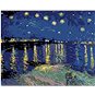 Malování podle čísel - Hvězdná noc nad Rhonou (van Gogh) - Malování podle čísel