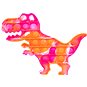 Pop it - dinosaurus oranžovo-růžový - Pop it