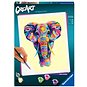 Ravensburger Kreativní a výtvarné hračky 202034 CreArt Vtipný slon  - Malování podle čísel