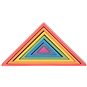 Stavebnice TickIt Duha trojúhelníky Rainbow Architect Triangles - Stavebnice