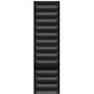 Řemínek Apple 40mm černý kožený tah – velký - Řemínek