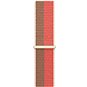 Apple Watch 41mm pomelově růžový / žlutohnědý provlékací sportovní řemínek - Řemínek